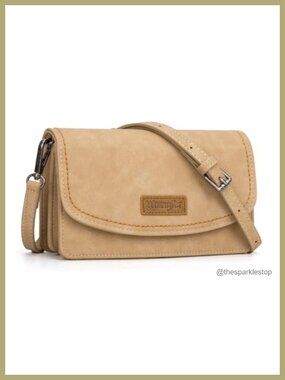 Women's RFID Blocking PU Leather Crossbody Wallet Purse with Adjustable Strap